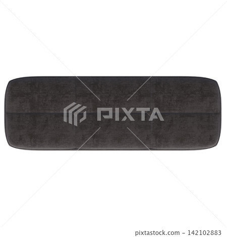 soft pouf isolate on a transparent background, interior furniture, 3D illustration, cg render soft pouf isolate on a transparent background, interior furniture, 3D illustration, cg render 142102883