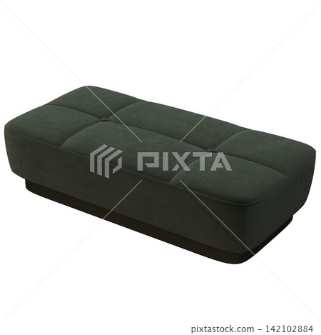 soft pouf isolate on a transparent background, interior furniture, 3D illustration, cg render soft pouf isolate on a transparent background, interior furniture, 3D illustration, cg render 142102884