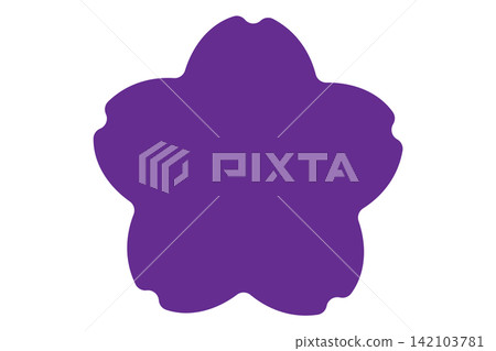 Flower frame icon, dark purple. Flower frame icon, dark purple. 142103781