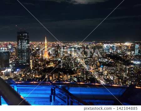 夜景以及從建築物屋頂看到的景色 142104885