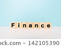 Finance block lettering 142105390