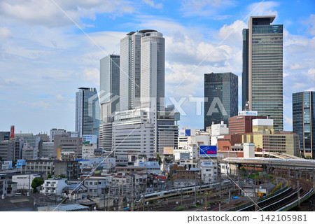 [Aichi Prefecture] Nagoya cityscape: Skyscrapers around Nagoya Station 142105981