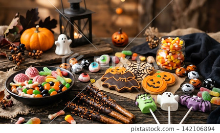 autumn harvest of colorful pumpkins autumn harvest of colorful pumpkins 142106894