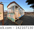 北海道一條地方線路上的濱厚真站的復古車站建築 142107130