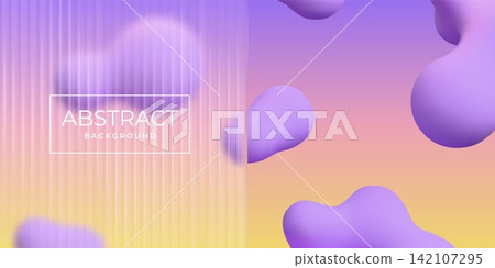 Glass morphism effect. 3d transparent shape as line color bg, abstract gradient plate. Realistic blur stripe. Horizontal banner design. Soft pastel backdrop. Copy space for text vector texture Glass morphism effect. 3d transparent shape as line color bg, abstract gradient plate. Realistic blur stripe. Horizontal banner design. Soft pastel backdrop. Copy space for text vector texture 142107295