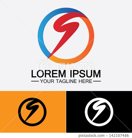 Business corporate letter S logo design vector. Business corporate letter S logo design vector. 142107486