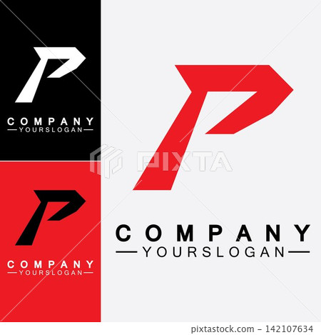 Letter P Logo vector illustration design 142107634
