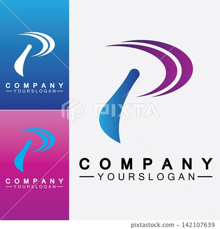 Letter P Logo vector illustration design Letter P Logo vector illustration design 142107639