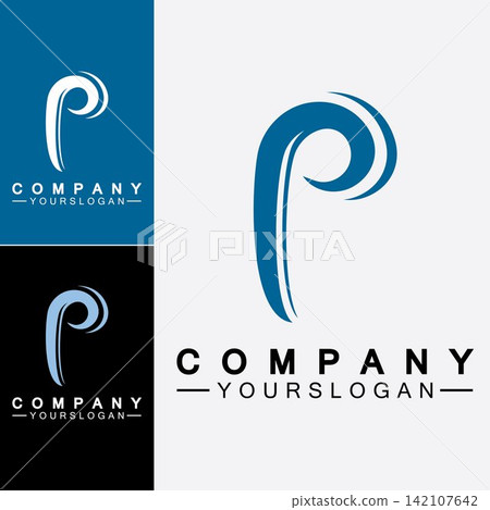 Letter P Logo vector illustration design Letter P Logo vector illustration design 142107642