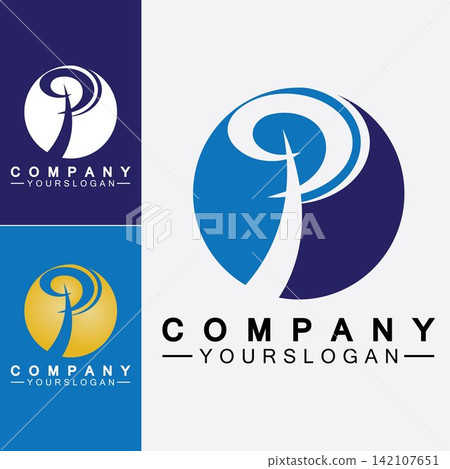 Letter P Logo vector illustration design Letter P Logo vector illustration design 142107651