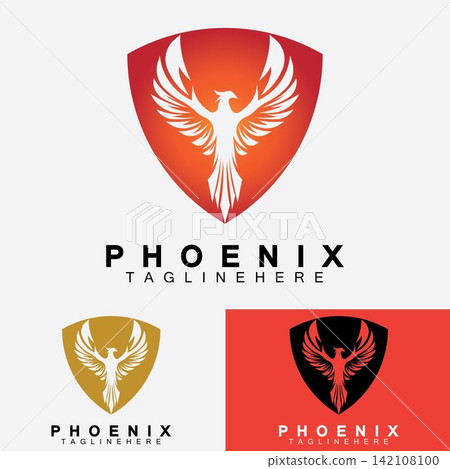 Phoenix logo Vector Illustration Design Template Phoenix logo Vector Illustration Design Template 142108100