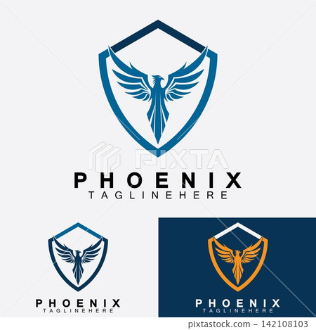 Phoenix logo Vector Illustration Design Template Phoenix logo Vector Illustration Design Template 142108103