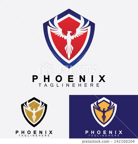 Phoenix logo Vector Illustration Design Template Phoenix logo Vector Illustration Design Template 142108104