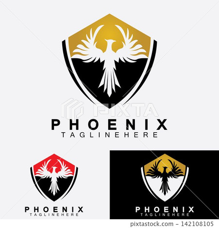 Phoenix logo Vector Illustration Design Template Phoenix logo Vector Illustration Design Template 142108105