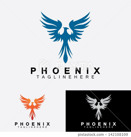Phoenix logo Vector Illustration Design Template Phoenix logo Vector Illustration Design Template 142108109