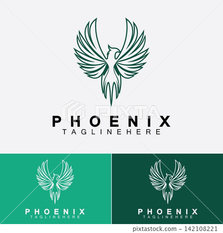 Phoenix logo Vector Illustration Design Template Phoenix logo Vector Illustration Design Template 142108221