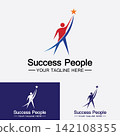 Success People Logo Vector  Design Template 142108355