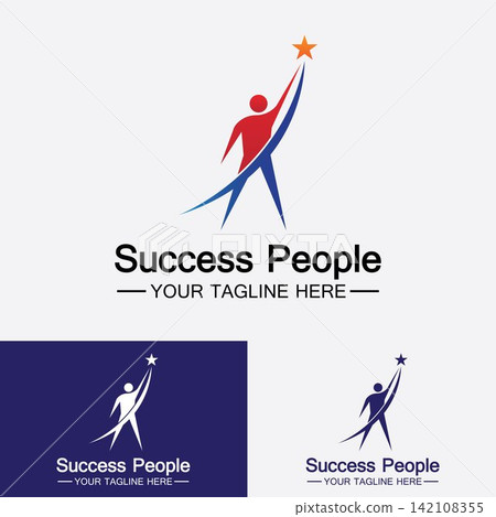 Success People Logo Vector Design Template Success People Logo Vector Design Template 142108355