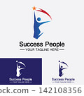 Success People Logo Vector  Design Template 142108356