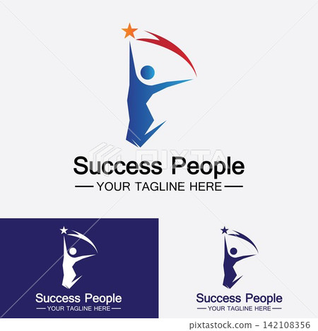 Success People Logo Vector Design Template Success People Logo Vector Design Template 142108356