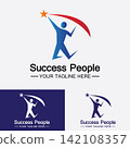 Success People Logo Vector  Design Template 142108357