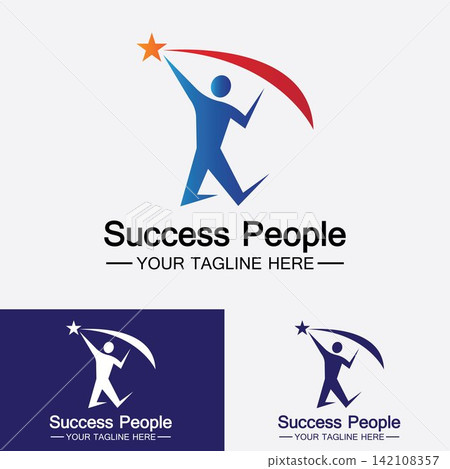 Success People Logo Vector Design Template Success People Logo Vector Design Template 142108357