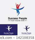 Success People Logo Vector  Design Template 142108358