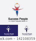 Success People Logo Vector  Design Template 142108359