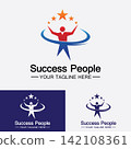 Success People Logo Vector  Design Template 142108361