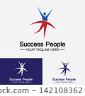 Success People Logo Vector  Design Template 142108362