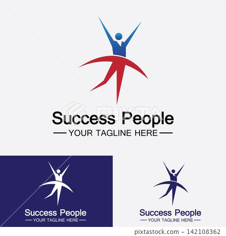 Success People Logo Vector Design Template Success People Logo Vector Design Template 142108362
