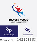 Success People Logo Vector  Design Template 142108363