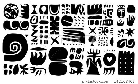 Nature life form on the earth , human plants animals space abstract graphic illustration Nature life form on the earth , human plants animals space abstract graphic illustration 142108405