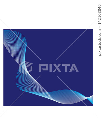 Blue Wave Background Graphic Design Blue Wave Background Graphic Design 142108846