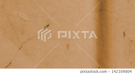 Cracked cream plaster wall texture with water stains Cracked cream plaster wall texture with water stains 142109804