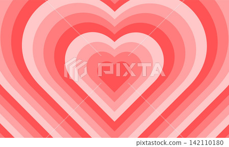 Pink groovy heart background vector Pink groovy heart background vector 142110180