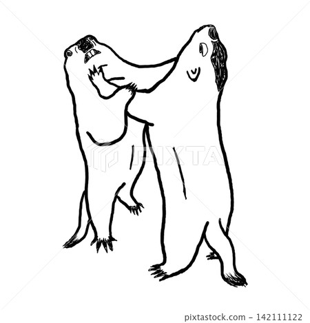 Marmots fighting Marmots fighting 142111122