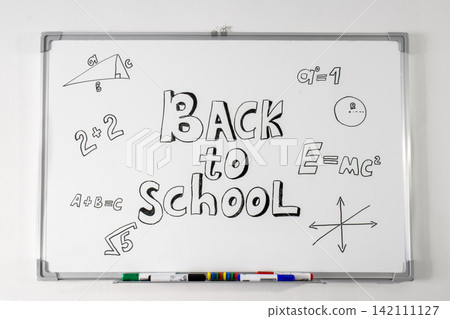Back to School Whiteboard with Math and Science Formulas Back to School Whiteboard with Math and Science Formulas 142111127