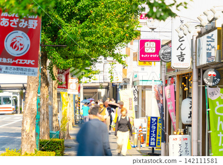 東急圓都市線的阿佐野站,阿佐野商店街 東急圓都市線的阿佐野站,阿佐野商店街 142111581