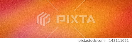 Abstract wide grainy background with warm orange, red, and pink hues, featuring a soft blur and noise texture perfect for summer banners, art, and wallpapers Abstract wide grainy background with warm orange, red, and pink hues, featuring a soft blur and noise texture perfect for summer banners, art, and wallpapers 142111651