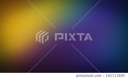 Abstract 4K grainy gradient background with blurred yellow, purple, blue, and green tones. Dark textured wallpaper and banner template for creative designs Abstract 4K grainy gradient background with blurred yellow, purple, blue, and green tones. Dark textured wallpaper and banner template for creative designs 142111695