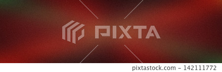 Wide abstract grainy banner with luxury red green black aesthetic modern backdrop Wide abstract grainy banner with luxury red green black aesthetic modern backdrop 142111772