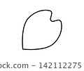 Simple cherry blossom petal icon Simple cherry blossom petal icon 142112275