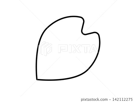 Simple cherry blossom petal icon Simple cherry blossom petal icon 142112275