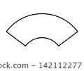 Simple fan-shaped icon Simple fan-shaped icon 142112277