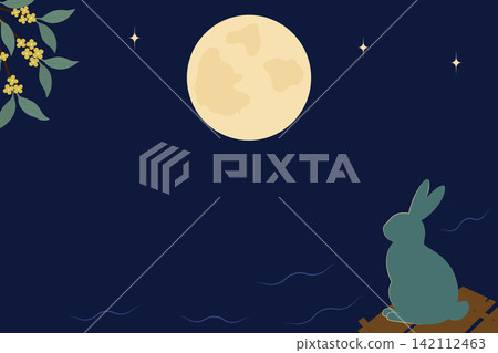 Festival Banner with Jade Rabbit Silhouette and Full Moon Mid Autumn Festival Copy space Template. Use for Mid Autumn festival posters, banners, greetings, thematic cards, invitations or social media Festival Banner with Jade Rabbit Silhouette and Full Moon Mid Autumn Festival Copy space Template. Use for Mid Autumn festival posters, banners, greetings, thematic cards, invitations or social media 142112463