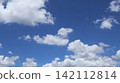 blue sky and white clouds 142112814