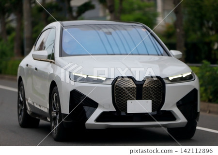 Large, luxury SUV vehicle (EV) made in Germany Large, luxury SUV vehicle (EV) made in Germany 142112896