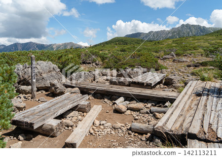 北阿爾卑斯山脈,雲野平:從內庭園到水翔山 北阿爾卑斯山脈,雲野平:從內庭園到水翔山 142113211