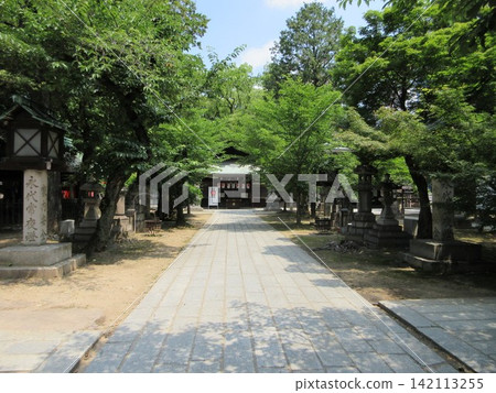 通往名古屋神社和正殿的道路！愛知縣名古屋市 142113255